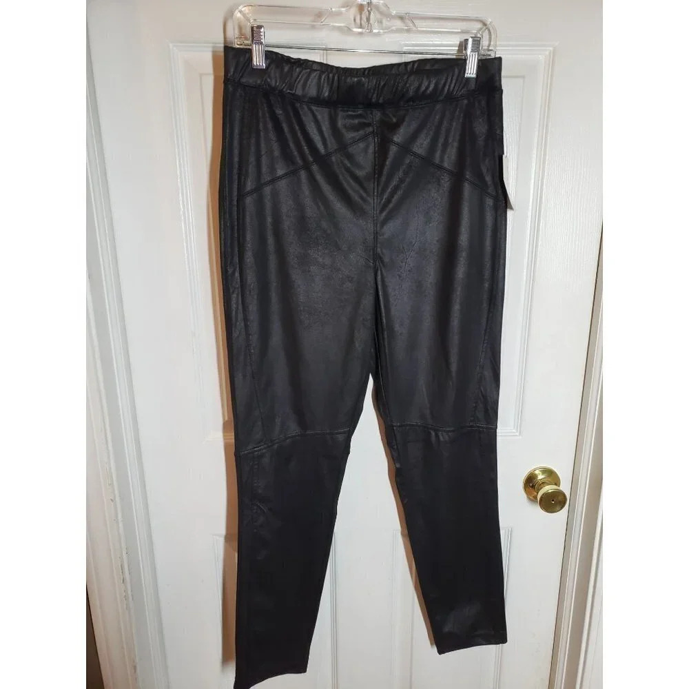 Free People Vegan Suede Skinny Pant Women's Size L.